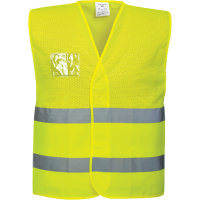 COLETE VISIBILIDADE ESC REDE AMARELO C494 COLETE VISIBILIDADE ESC REDE AMARELO C494